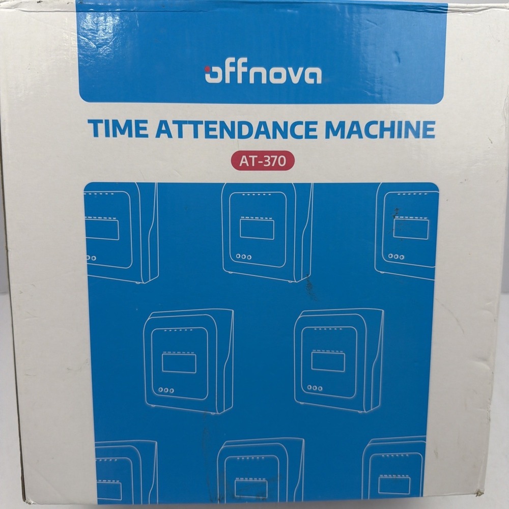 OFFNOVA Thermal Time Clock AT-37 No Ink/Network Small‎ Business No Key